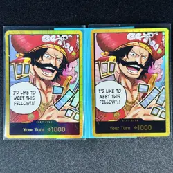 One Piece Gol.D.Roger GOLD DON!! Card (OP-13) English [2 Piece] - Image 1