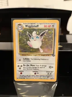 Pokemon TCG Wigglytuff Holo Rare Card Jungle Unlimited Edition 16/64 - Image 1