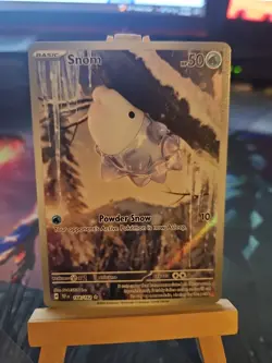 Pokemon TCG Snom 168/162 Temporal Forces Holo Card Illustration Rare NM - Image 1