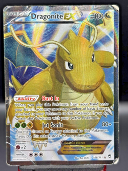 Dragonite EX - 108/111 Pokemon Furious Fists XY Full Art Ultra Rare Card DMG - Image 1