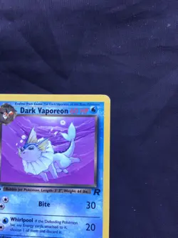 Pokemon Cards: Team Rocket 1st Edition Uncommon: Dark Vaporeon 45/82 - Image 3