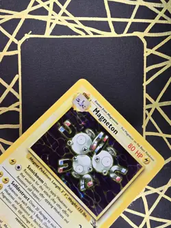🔥 Magneton 11/62 🔥 Original Holo Rare Fossil Set Pokemon Card WOTC 1999 - Image 5