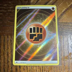 Pokemon Card Fighting Energy 157/159 Crown Zenith Textured Holo NM Condition - Image 1