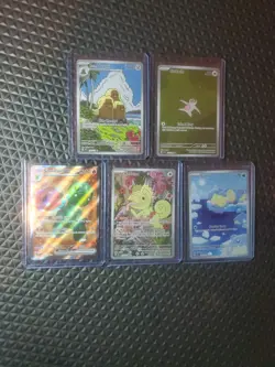 Pokemon Surging Sparks Lot Of 5 Cards, Dugtrio, Slakoth, Kecleon, Shealy, Scovil - Image 1