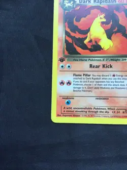 Pokemon Cards: Team Rocket 1st Edition Uncommon: Dark Rapidash 44/82 - Image 5