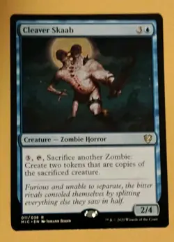 Mtg Commander : Innistrad Midnight Hunt rare Cleaver Skaab unplayed NM - Image 1