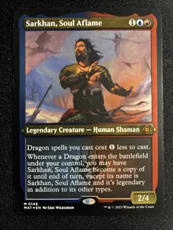 MTG - Sarkhan, Soul Aflame (Foil Etched) March of the Machine: The Aftermath - Image 1
