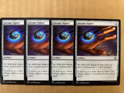 MTG 4x Arcane Signet # 197 Adventures of Forgotten Realms Magic Gathering x4 NM - Image 1