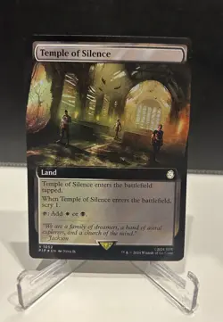 Temple of Silence - Extended Art Surge Foil - Magic: The Gathering MTG Fallout - Image 1