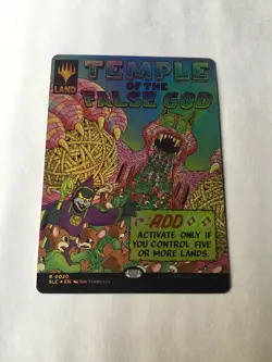 Temple Of The False God Foil Secret Lair MTG AZ Free Shipping - Image 1