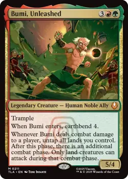 Bumi Unleashed - Avatar the Last Airbender - MTG - NM - Image 1