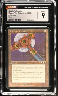 GUSTHA'S SCEPTER Alliances Rare Reserved List CGC 9 MTG [Nostalgium] - Image 1