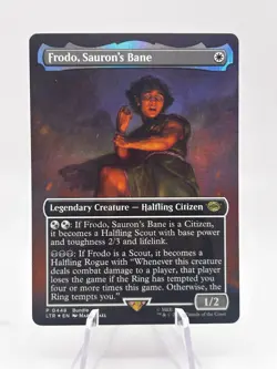 Frodo, Sauron's Bane 0448 Foil Promo Lord Of The Rings LTR MTG NM - Image 1