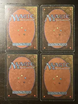 1994 Magic The Gathering Revised Lot of 3 Rare 1 Unc Cards HP-MP Braingeyser +3 - Image 2