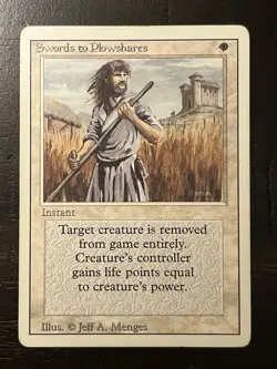 1994 Magic The Gathering Revised Lot of 3 Rare 1 Unc Cards HP-MP Braingeyser +3 - Image 5