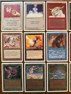 Magic The Gathering Card Lot (15): Vintage Unlimited Set - Excellent - Image 2