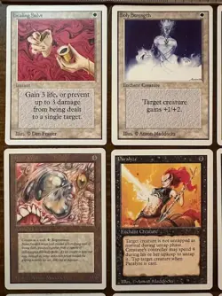 Magic The Gathering Card Lot (15): Vintage Unlimited Set - Excellent - Image 4