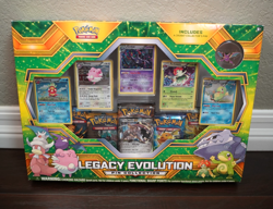 2017 POKEMON TCG XY LEGACY EVOLUTION PIN COLLECTION BOXED SET STEAM SIEGE - Image 1