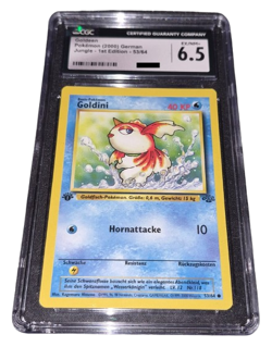 Pokemon - Goldeen - CGC 6.5 - 2000 Jungle - 1st. Edition - Vintage - DE - Graded - Image 1