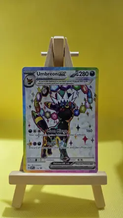 Pokemon TCG - Umbreon Ex SVP 176 - Prismatic Evolutions Full Art Promo - Mint - Image 1