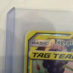 Pokemon Cosmic Eclipse Togepi Cleffa Igglybuff GX 143a/236 Tag Team Full Alt Art - Image 3
