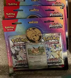 POKEMON TCG: SCARLET AND VIOLET: PRISMATIC EVOLUTIONS TWO-BOOSTER BLISTER - Image 1