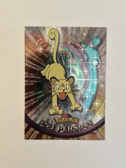 Persian #53 - Pokemon Topps Holo Black Logo - Image 1