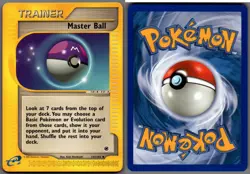 2002 Pokemon, Expedition, #143/165 Master Ball, Uncommon - Image 1