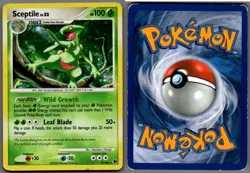 2008 Pokemon, D&P Great Encounters, #8/106 Sceptile Lv. 52, Holo Rare (b) - Image 1