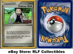 2007 Pokemon, EX Power Keepers, #80/108 Professor Birch, Reverse Holo Uncommon - Image 1
