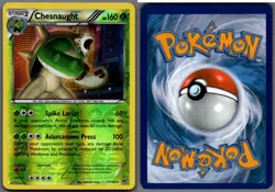 2015 Pokemon, XY BREAKthrough, #11/162 Chesnaught, Reverse Holo Rare - Image 1
