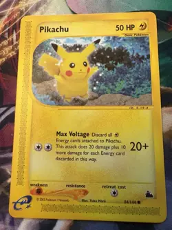 2003 Pokemon Skyridge E Reader Pikachu 84/144 Common - Image 1