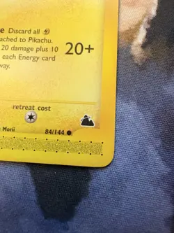 2003 Pokemon Skyridge E Reader Pikachu 84/144 Common - Image 5