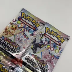 Prismatic Evolutions Booster Pack X4 - FULL Art Set - Pokemon - BRAND NEW Sealed - Image 4