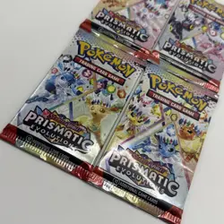 Prismatic Evolutions Booster Pack X4 - FULL Art Set - Pokemon - BRAND NEW Sealed - Image 5