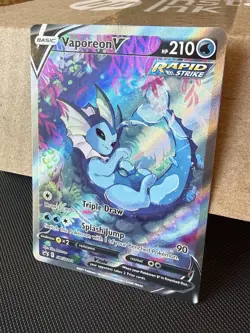 Pokemon Vaporeon TCG SWSH181 Black Star Promo Ultra Rare Holo Alternative Art - Image 2