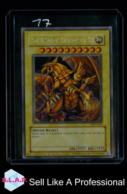 THE WINGED DRAGON OF RA YUGIOH DOD-001 2004 DAWN OF DESTINY SECRET RARE ENGLISH - Image 1