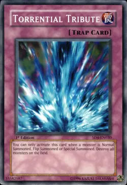 Torrential Tribute - 1st Edition SD4-EN030 - NM - YuGiOh - Image 1