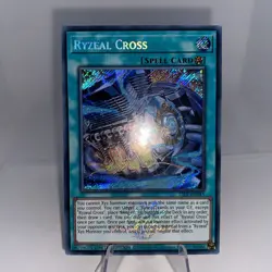 Yugioh Ryzeal Cross 25LP-EN015 Secret Rare with Stamp NM - Image 2