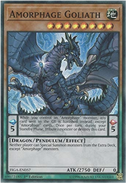 Yu-Gi-Oh! - Amorphage Goliath - FIGA-EN057 - Super Rare - 1st Ed - NM/M - NEW - Image 1