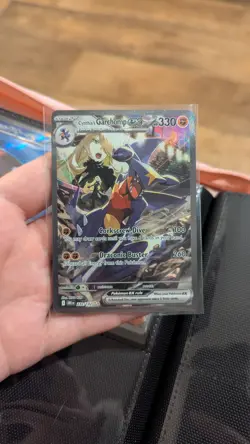 Pokemon TCG Cynthia's Garchomp EX Destined Rivals 232/182 Illustration Rare Card - Image 1