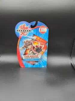 Bakugan Battle Brawlers Card Booster Pack Spin Master 2008 NEW SEALED *CUT CARD - Image 2