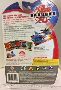Bakugan Battle Brawlers 5 Card Booster Pack 3 Special Ability 2 Metal Gate Cards - Image 2