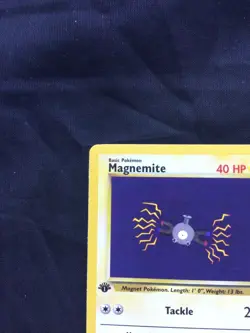 Pokemon Cards: Team Rocket 1st Edition Common: Magnemite 60/82 - Image 2