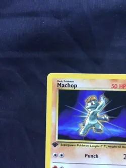 Pokemon Cards: Team Rocket 1st Edition Common: Machop 59/82 - Image 2