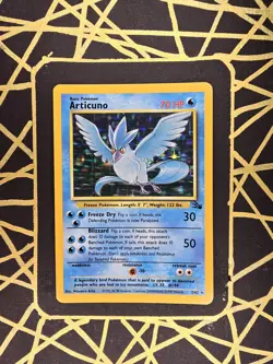 🔥 Articuno 2/62🔥 Original Holo Rare Fossil Set Pokemon Card WOTC TCG 1999 - Image 1
