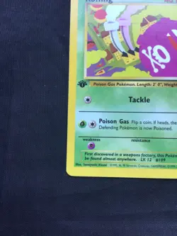 Pokemon Cards: Team Rocket 1st Edition Common: Koffing 58/82 - Image 5
