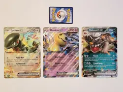 Jumbo Card Promo Lot of 3 Pokemon Ex Black Star Mimikyu Cyclizar Mabosstiff - Image 1