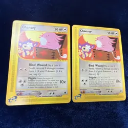 Chansey 72/165 Expedition Pokemon E Series Card Vintage 2002 Nintendo 2 - Image 1
