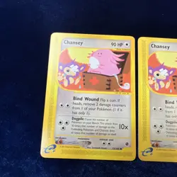 Chansey 72/165 Expedition Pokemon E Series Card Vintage 2002 Nintendo 2 - Image 2